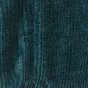 3 yds. / Gorgeous Teal Pinwale Corduroy Fabric