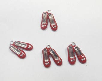 4 charms enamel ballerina 1.5 x 1.5 mm