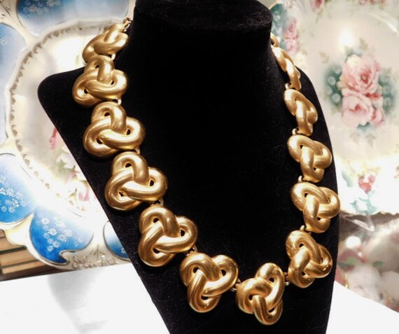 Anne Klein Necklace / New York Fashion / Designer / Runway / Couture
