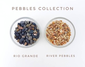 Natural Pebbles 1/2lb - 1lb for Terrarium Crafts DIY Garden Accessories Moss Terrarium Aquarium Decor Fish Shrimps Rocks