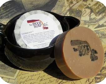 Vermont Beer Soap Made with Magic Hat No.9
