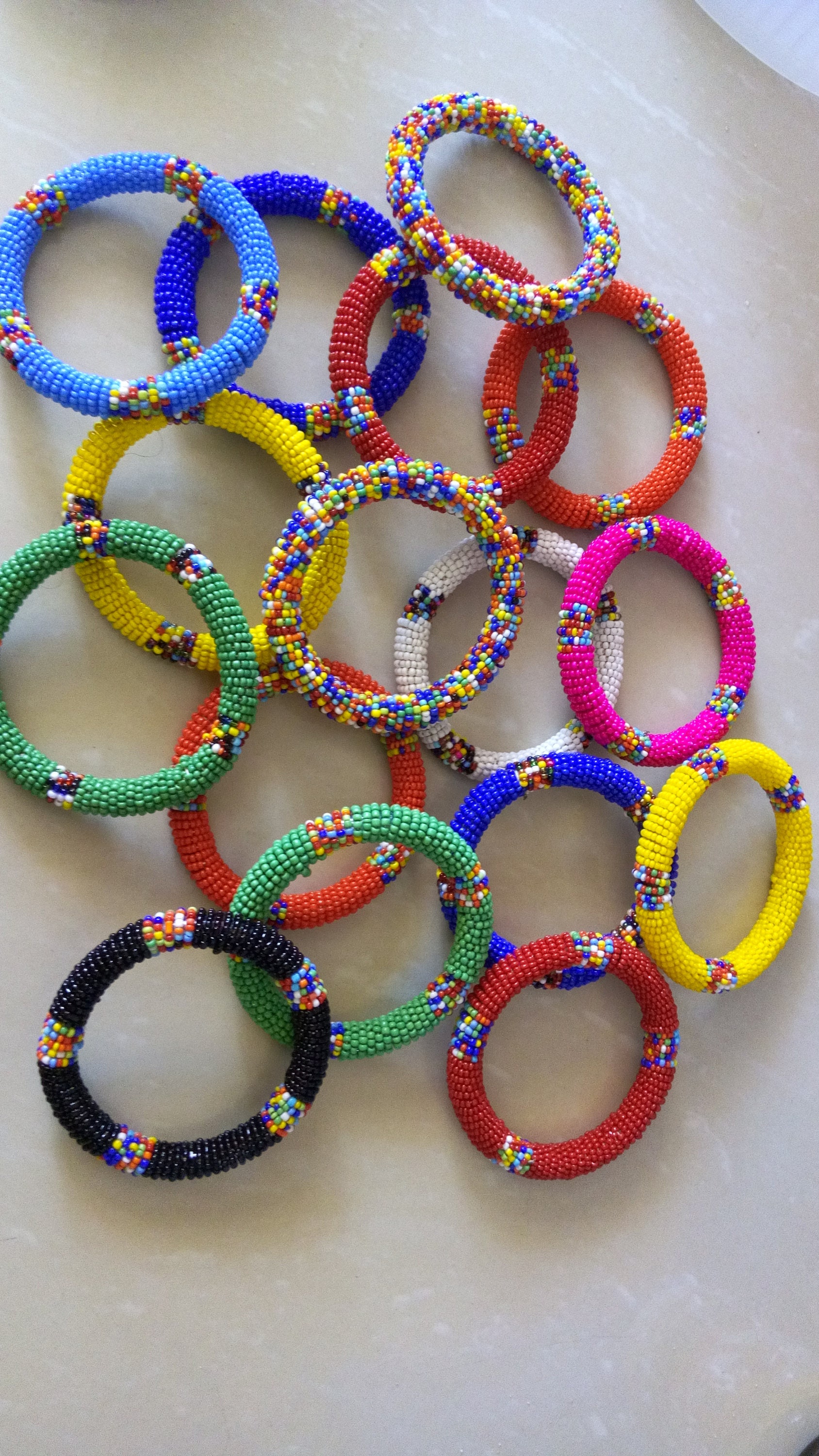 African Beaded Maasai Bangles African Jewelry For women