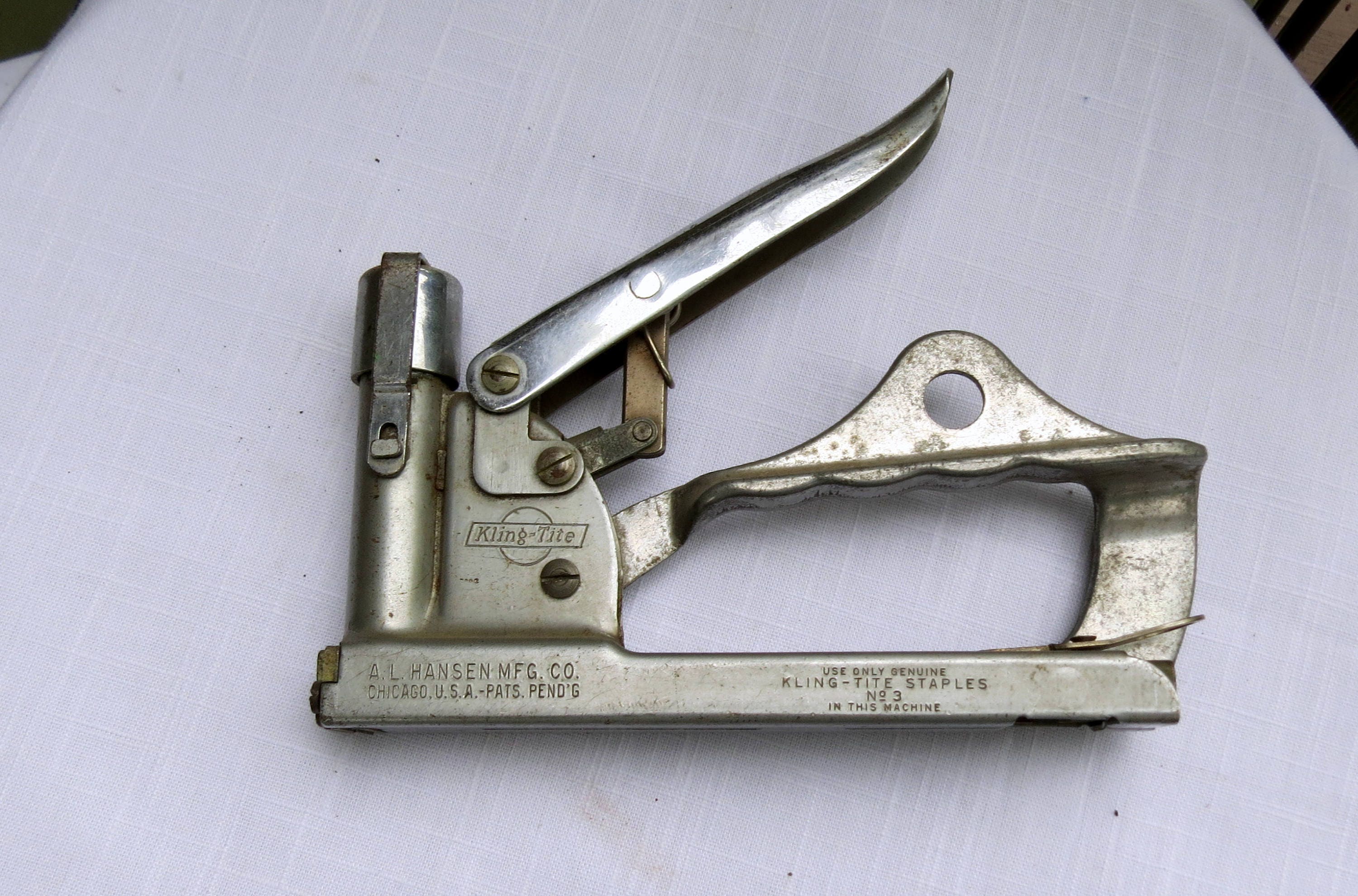 Hansen Mfg. Co. Kling tite No. 3 Staple Gun Stapler Tool