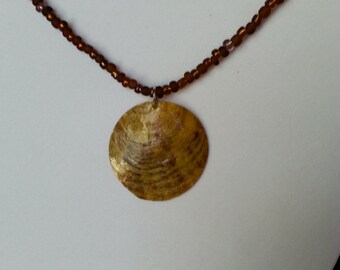 Yellow Shell Necklace