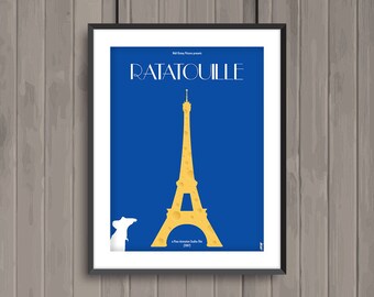 RATATOUILLE, minimalist movie poster