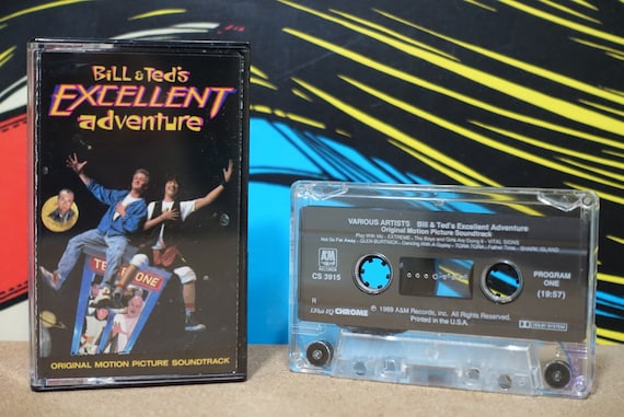 Bill & Ted's Excellent Adventure (Original Motion Picture Soundtrack) by Various Artists Vintage Cassette Tape