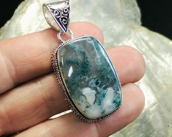 Moss Agate Pendant