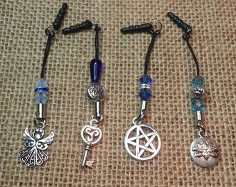 cell phone dust plug charms