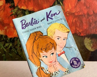 Barbie and Ken Booklet Clothes Catalog Mail Order Outfits 1962 Vintage Distressed Ephemera