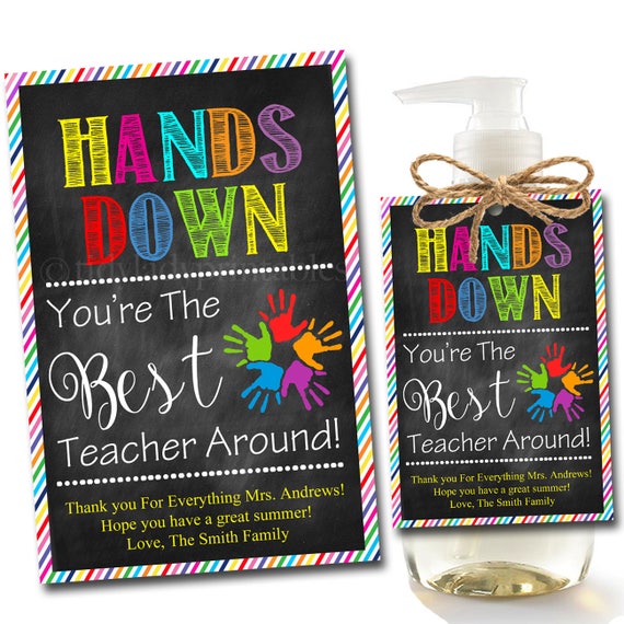 EDITABLE Soap Label Tags End of School Year Teacher Gift EDITABLE Soap Label Tags End of School Year Teacher Gift
