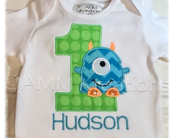 Monster Birthday Shirt or Onesie