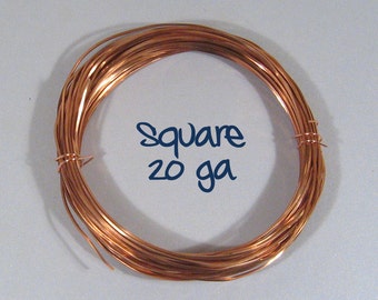 20ga 50ft DS SQUARE Copper Wire