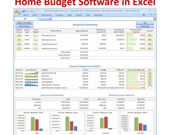 excel based budgeting software