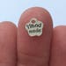 18 Hand Made Charms Antique Silver 8mm x 8mm - SC7008