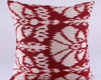Ikat Pillow, Hand Woven Ikat Pillow Cover, Ikat throw pillows, Ikat Pillow, Designer pillows, Decorative pillows, Accent pillows
