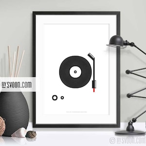 Turntable art | Etsy