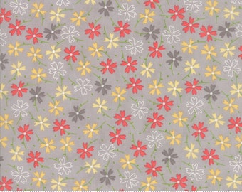 Lulu Lane - Pansies Grey by Corey Yoder for Moda, 1/2 yard, 29023 21