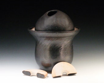 Black Fermenting Crock
