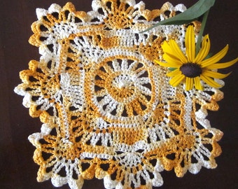 New Handmade Cotton Cloth Crocheted Doily