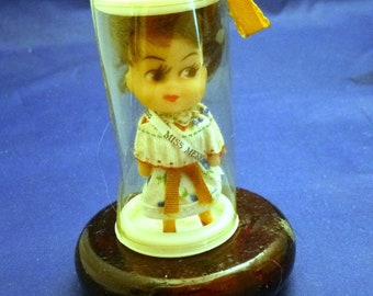 Vintage Miniature Miss Mexico Made in Hong Kong Collectible Doll, 1960s