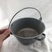 Rustic Gray Enamelware Pail