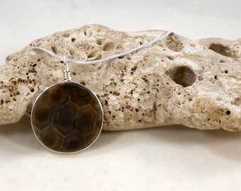 Petoskey Stone Pendant