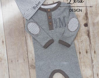 Baby Boy Coming Home Outfit - Going Home Outfit - Newborn Boy Outfit - Newborn Baby Boy - Coming Home Outfit Boy- Take Home Outfit Newborn