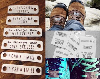 Running Shoe Tag - Shoe Charm - Inpirational Shoe Tag - Marathon Training - Running Motivation - Shoelace Swag - Trainer Tag - Runners -RUNs