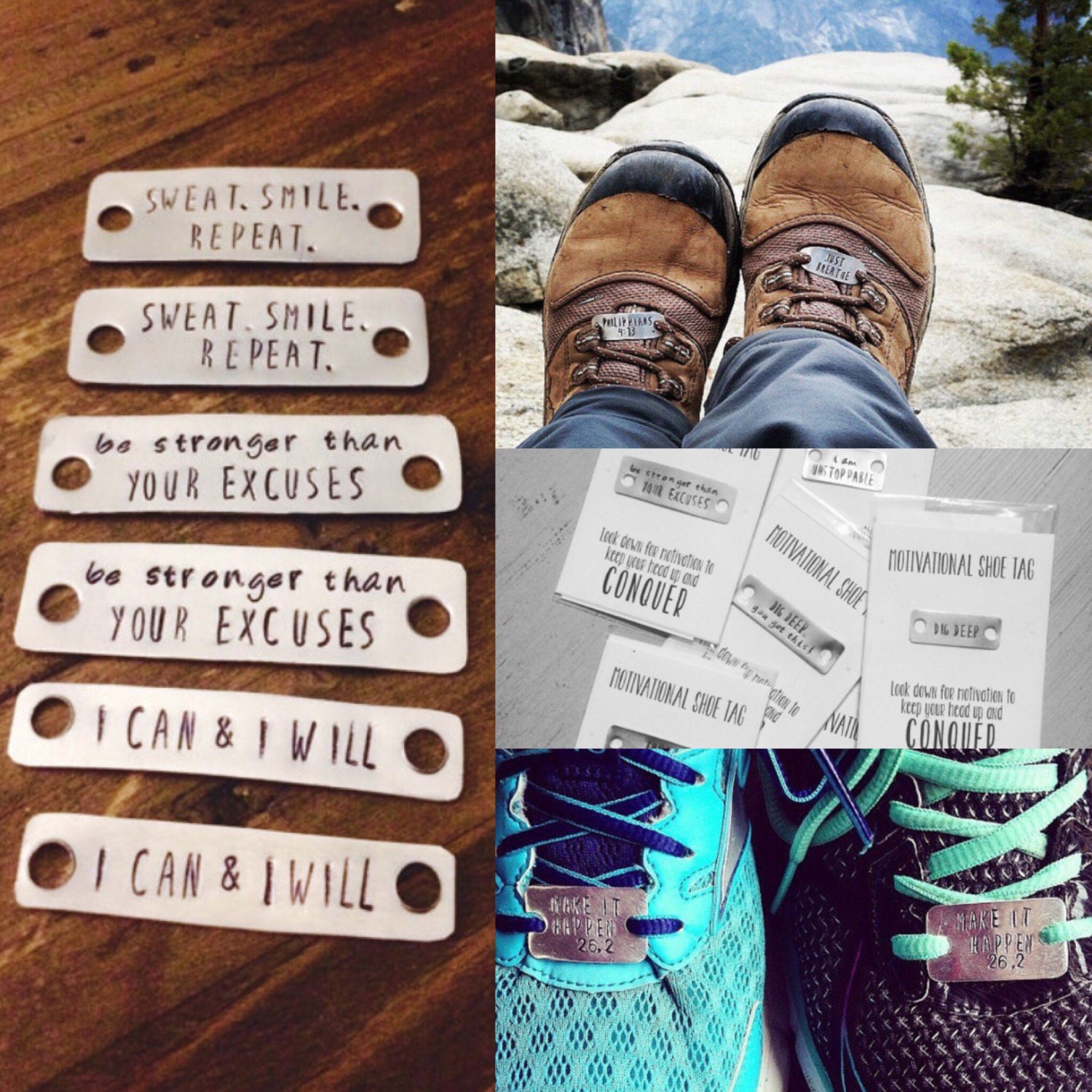 Running Shoe Tag Shoe Charm Inpirational Shoe Tag