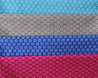 SET OF 4 VINTAGE PATCHWORK €6,00 COTTON FABRIC COUPON