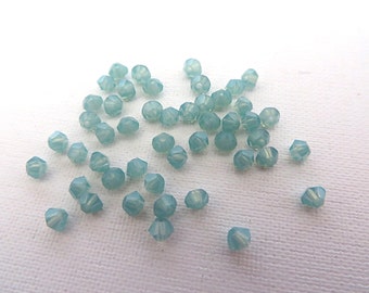 48 Pacific Opal Swarovski Crystal Beads Bicone 5328 3mm