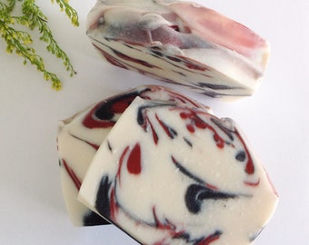 Handmade Black Raspberry & Vanilla Cold Process Soap