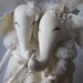 PDF sewing THREE patterns and DIY tutorial for Blank Elephant Doll for crafting 16.5" (42 cm ), 13.5'' (35 cm), 11.5" (29 cm) tall