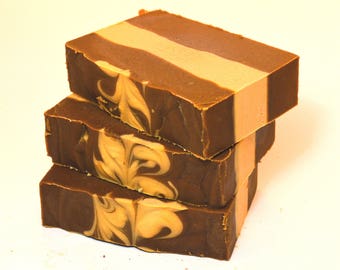 SALTED CARAMEL Soap, vegan soap, cold process soap, handmade soap Australia, artisan soap