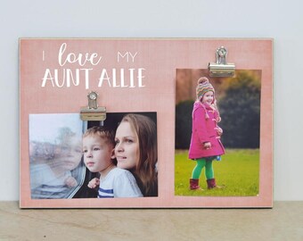 Personalized Auntie Photo Frame, Birthday Gift For Auntie, Custom Picture Frame, Aunt Gift, Aunt Picture Frame, Auntie Gift, Gift For Aunt