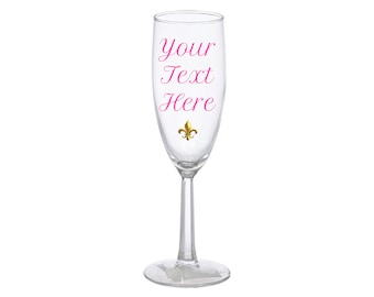 Customizable Champagne Flute!