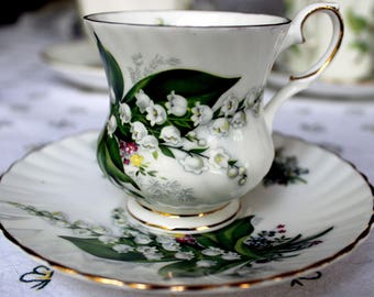 Elizabethan Lily of the Valley Demitasse