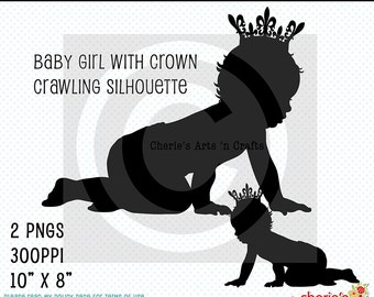 Children's Silhouettes Inchies Little Girl Little Boy