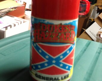 Vintage Dukes of Hazzard Thermos Great shape and HTF lunchboxes
