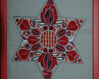 Breton embroidery silk thread