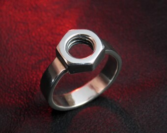 Statement Ring Sterling Silver Ring Science Ring Celestial