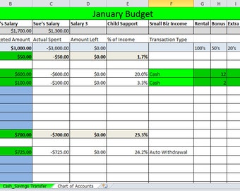 excel based budgeting software