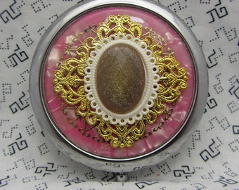 Compact Mirror Brown Sugar Comes With Protective Pouch