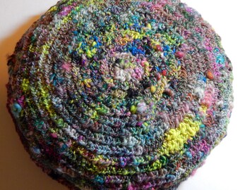 Decorative Pillow-Handspun Art Yarn