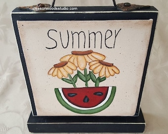 Summer Watermelon & Sunflowers Block of the Month SET