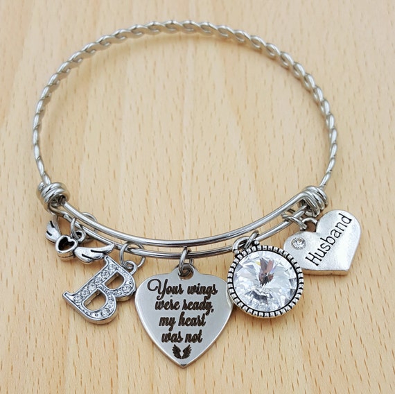 Sympathy Bracelet Sympathy Gift In Memory of Husband Memorial Bracelet Loss of Husband Loss of Husband Remembrance Bracelet Remembrance