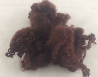 Blue Faced Leicester tight curls / locks hand dyed 10g