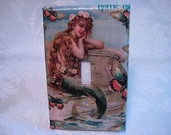 Mermaid Light Switch Plate Cover