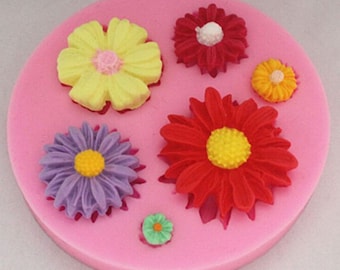 Flowers silicone mold