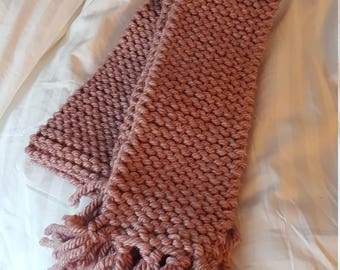 Hand-Knitted Custom Scarf